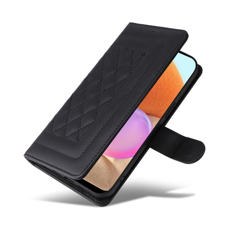 For Samsung Galaxy A32 4G Diamond Lattice Leather Flip Phone Case