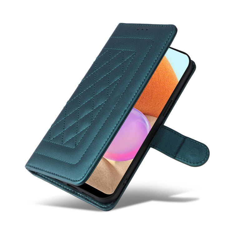 For Samsung Galaxy A32 4G Diamond Lattice Leather Flip Phone Case