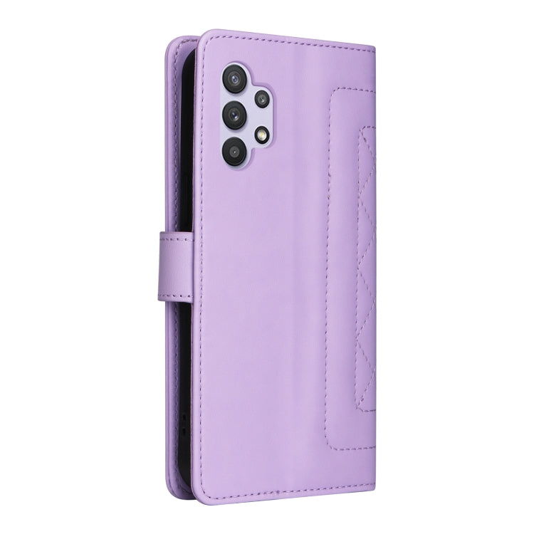 For Samsung Galaxy A32 5G Diamond Lattice Leather Flip Phone Case