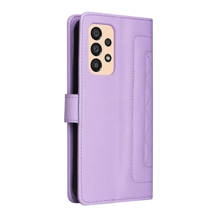 For Samsung Galaxy A33 5G Diamond Lattice Leather Flip Phone Case