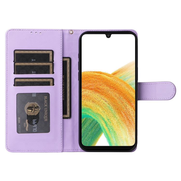 For Samsung Galaxy A33 5G Diamond Lattice Leather Flip Phone Case