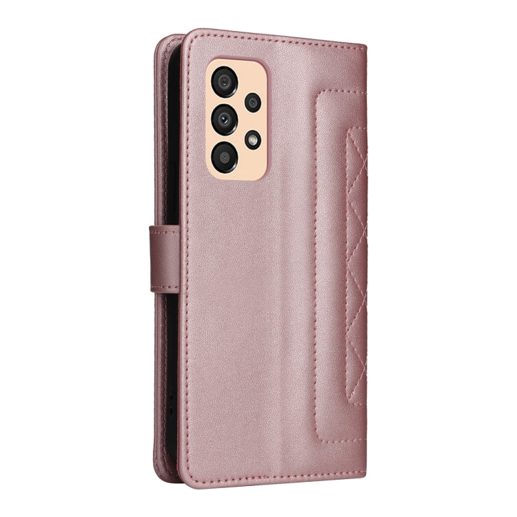 For Samsung Galaxy A33 5G Diamond Lattice Leather Flip Phone Case