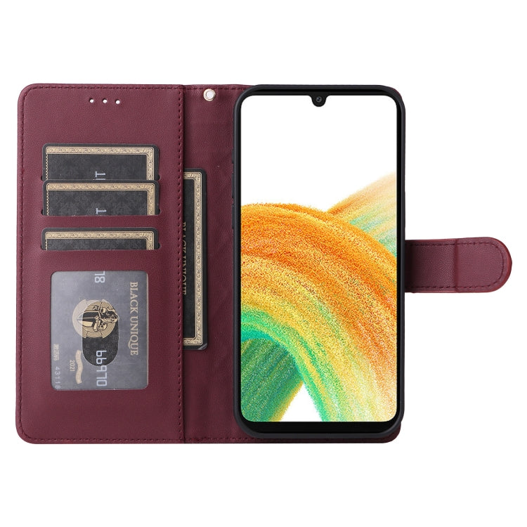For Samsung Galaxy A33 5G Diamond Lattice Leather Flip Phone Case