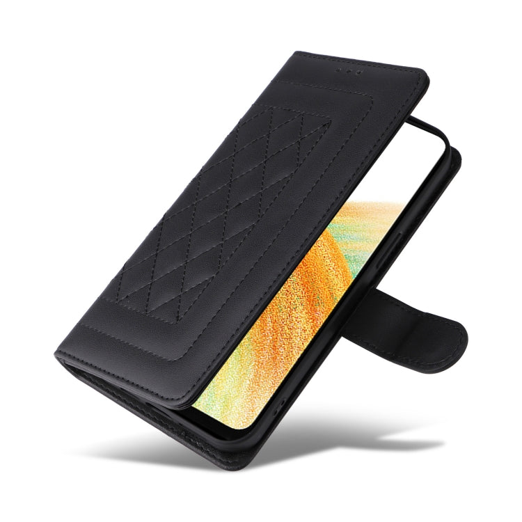 For Samsung Galaxy A33 5G Diamond Lattice Leather Flip Phone Case