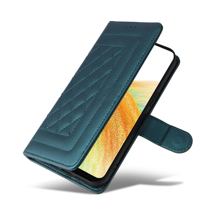 For Samsung Galaxy A33 5G Diamond Lattice Leather Flip Phone Case