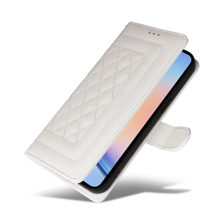 For Samsung Galaxy A34 5G Diamond Lattice Leather Flip Phone Case