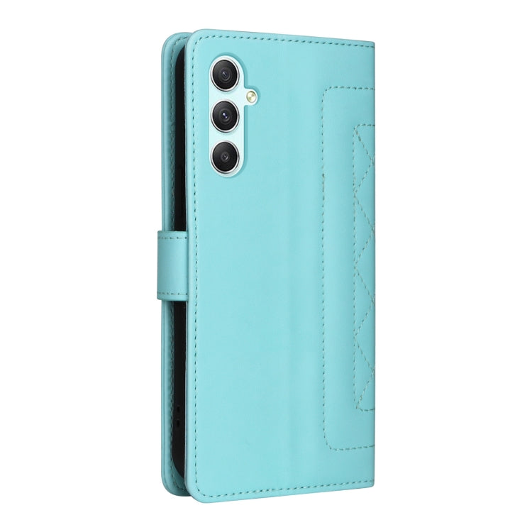 For Samsung Galaxy A34 5G Diamond Lattice Leather Flip Phone Case