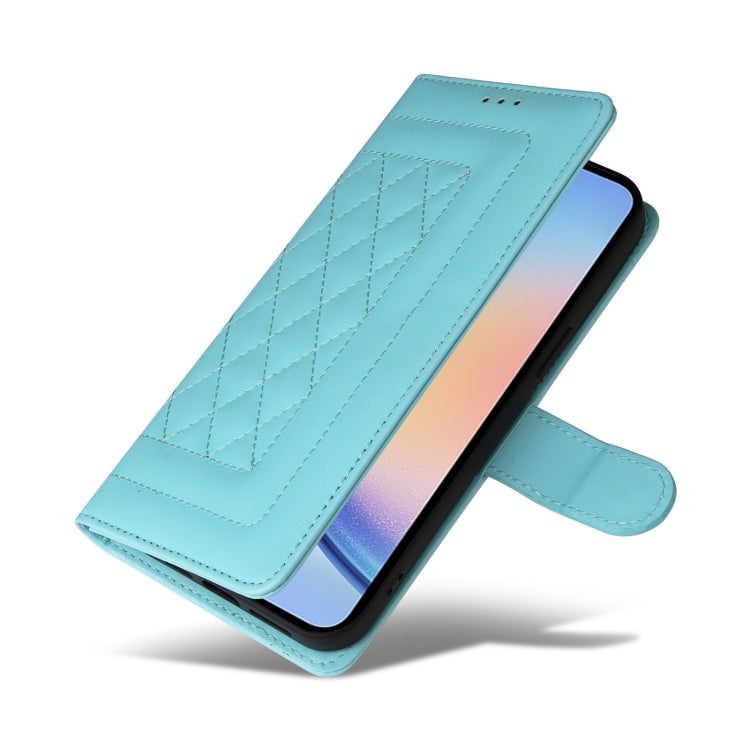 For Samsung Galaxy A34 5G Diamond Lattice Leather Flip Phone Case