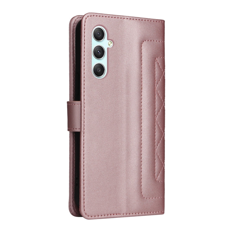 For Samsung Galaxy A34 5G Diamond Lattice Leather Flip Phone Case