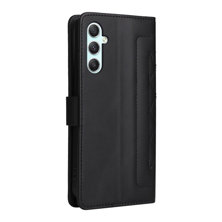 For Samsung Galaxy A34 5G Diamond Lattice Leather Flip Phone Case