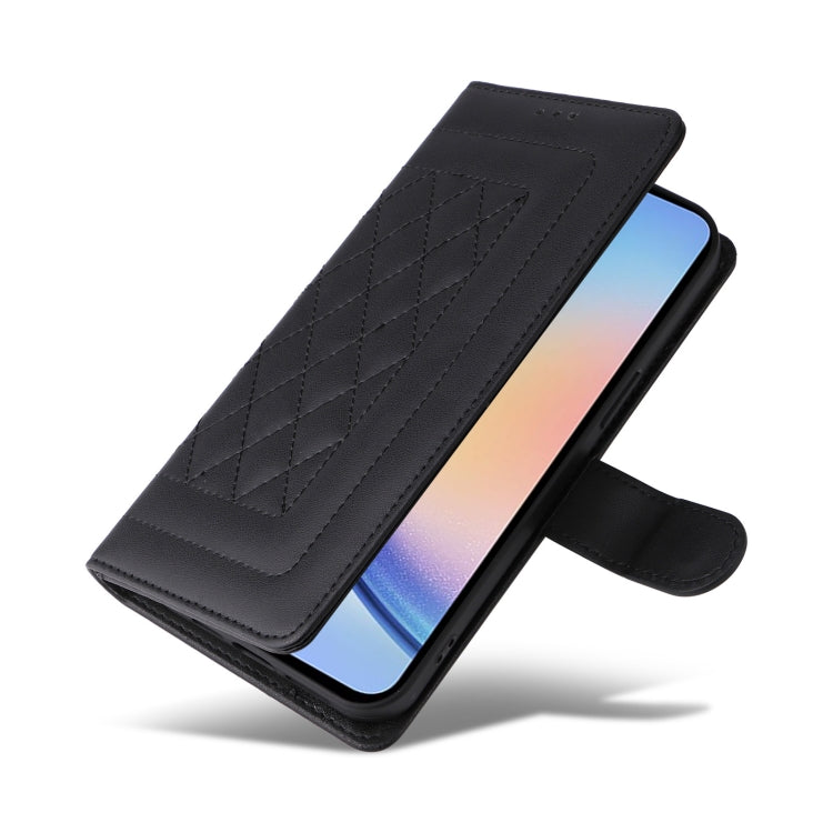 For Samsung Galaxy A34 5G Diamond Lattice Leather Flip Phone Case