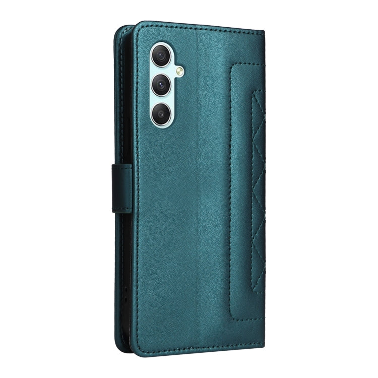 For Samsung Galaxy A34 5G Diamond Lattice Leather Flip Phone Case