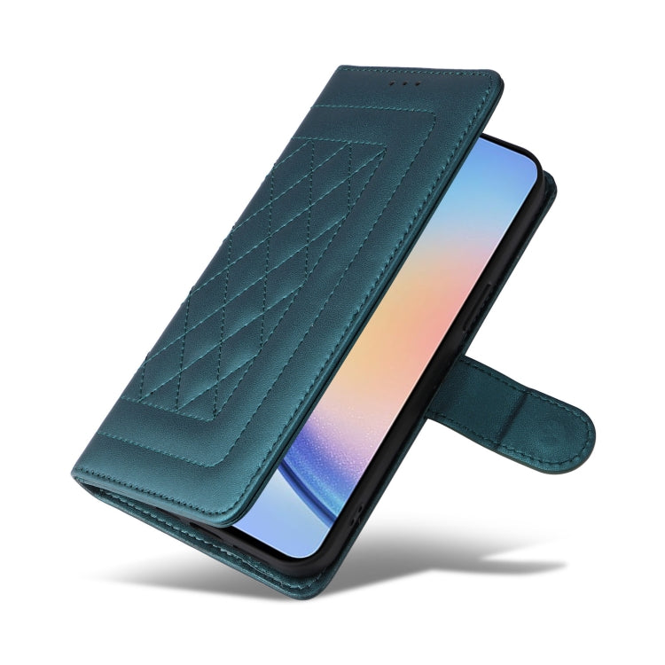 For Samsung Galaxy A34 5G Diamond Lattice Leather Flip Phone Case