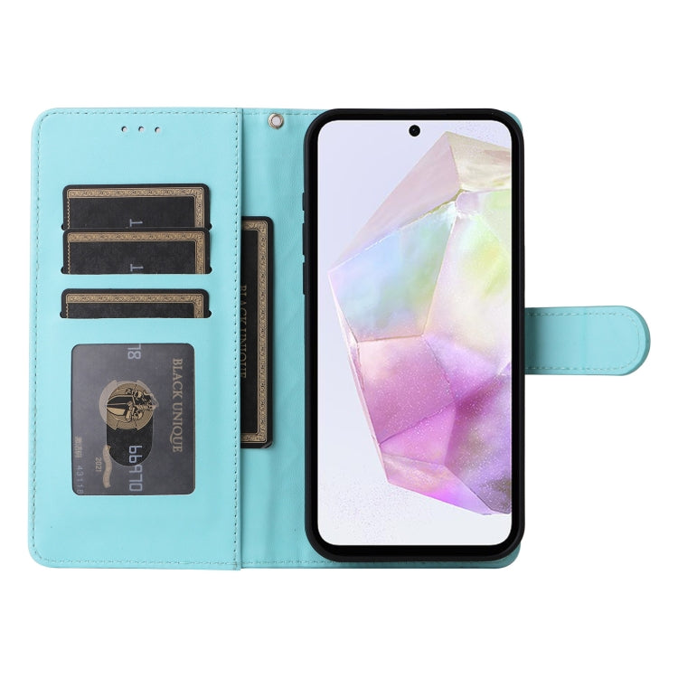 For Samsung Galaxy A35 Diamond Lattice Leather Flip Phone Case