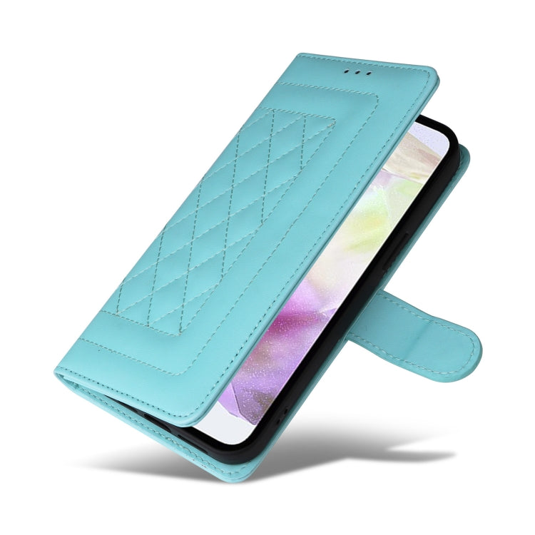 For Samsung Galaxy A35 Diamond Lattice Leather Flip Phone Case
