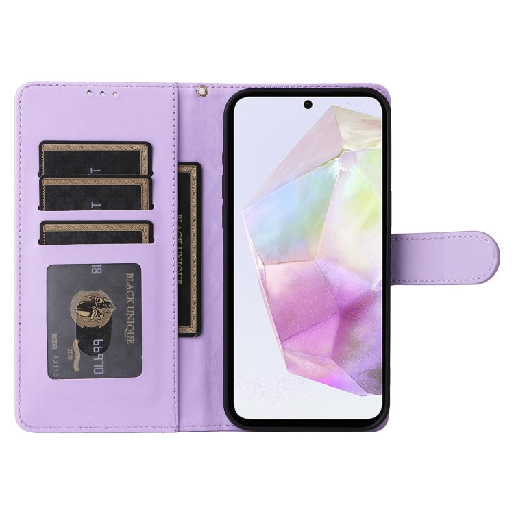 For Samsung Galaxy A35 Diamond Lattice Leather Flip Phone Case