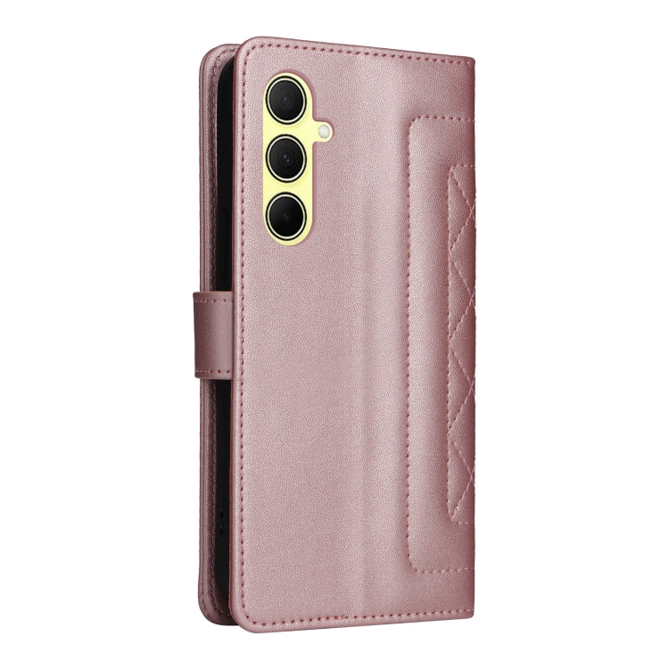 For Samsung Galaxy A35 Diamond Lattice Leather Flip Phone Case