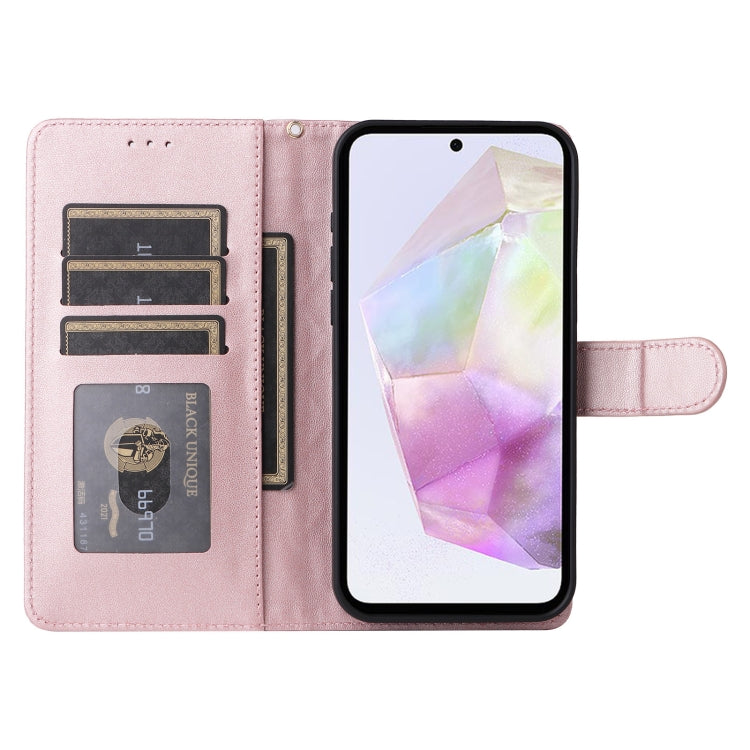 For Samsung Galaxy A35 Diamond Lattice Leather Flip Phone Case