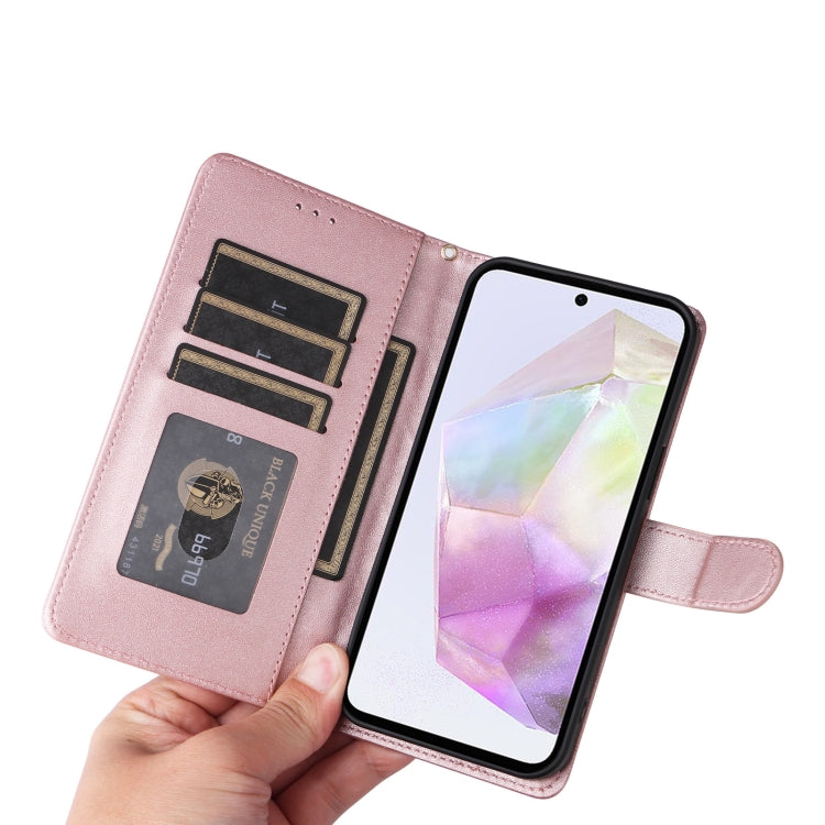 For Samsung Galaxy A35 Diamond Lattice Leather Flip Phone Case