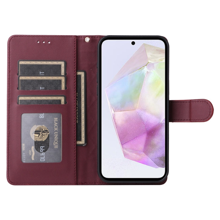For Samsung Galaxy A35 Diamond Lattice Leather Flip Phone Case
