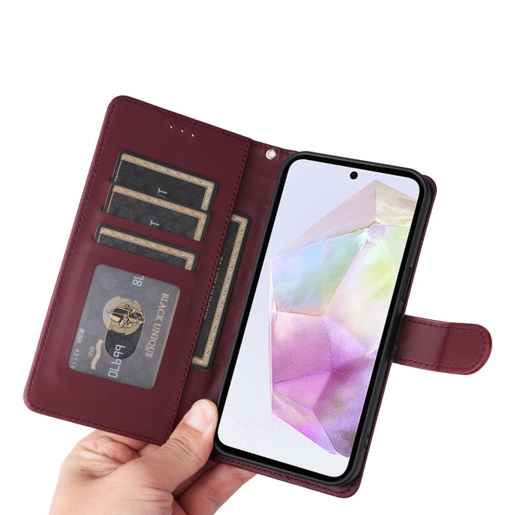 For Samsung Galaxy A35 Diamond Lattice Leather Flip Phone Case