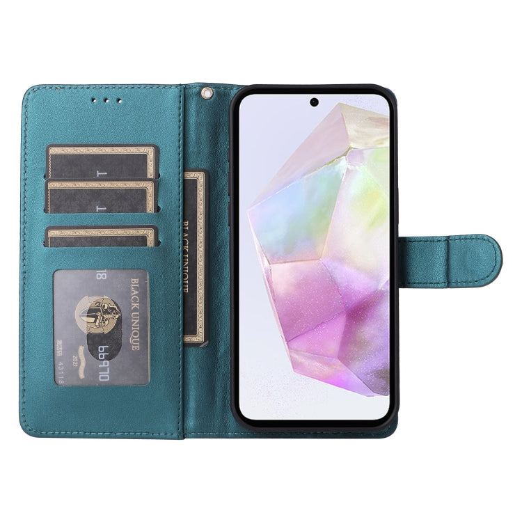 For Samsung Galaxy A35 Diamond Lattice Leather Flip Phone Case