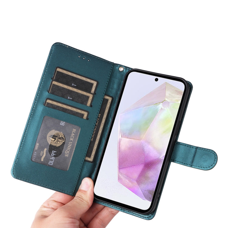 For Samsung Galaxy A35 Diamond Lattice Leather Flip Phone Case