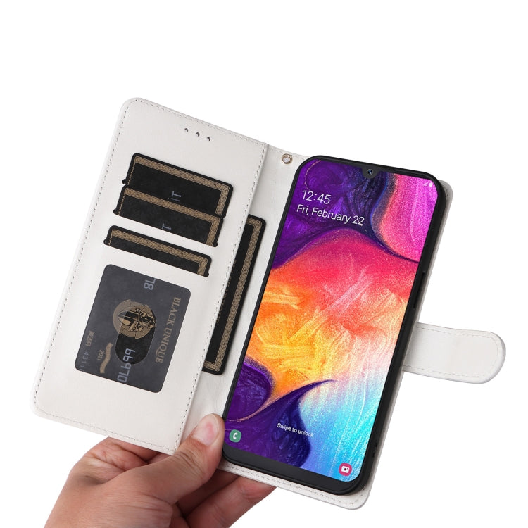 For Samsung Galaxy A50 Diamond Lattice Leather Flip Phone Case