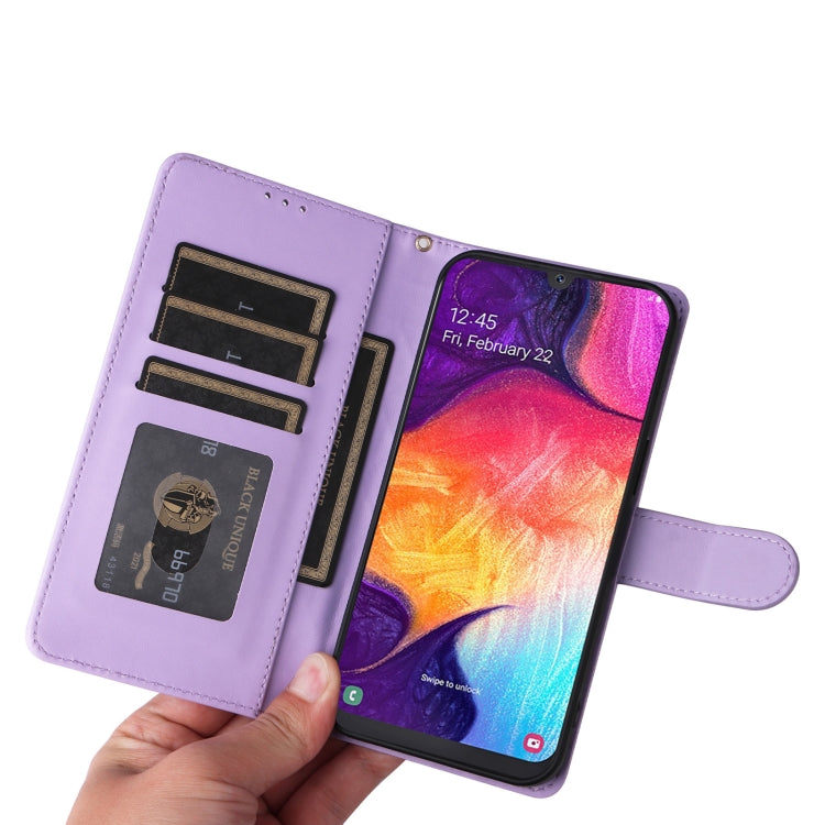 For Samsung Galaxy A50 Diamond Lattice Leather Flip Phone Case