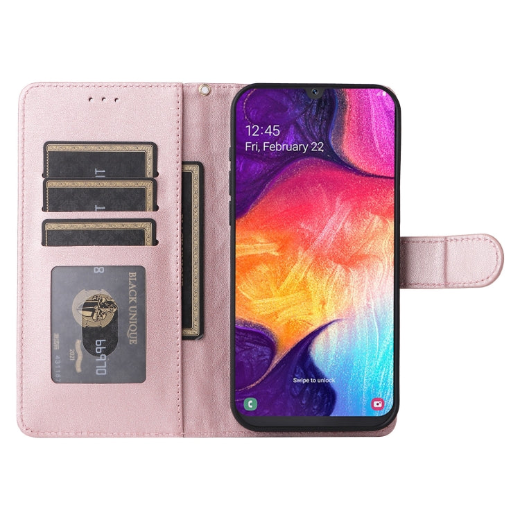 For Samsung Galaxy A50 Diamond Lattice Leather Flip Phone Case