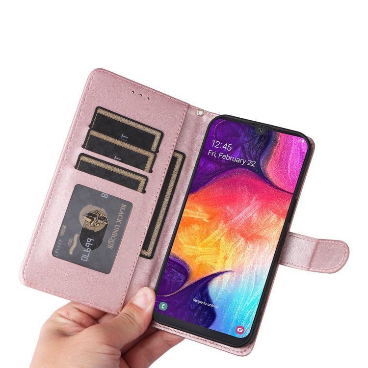 For Samsung Galaxy A50 Diamond Lattice Leather Flip Phone Case