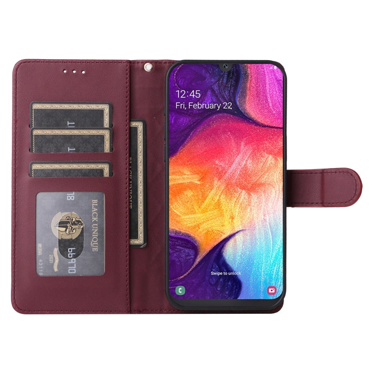 For Samsung Galaxy A50 Diamond Lattice Leather Flip Phone Case