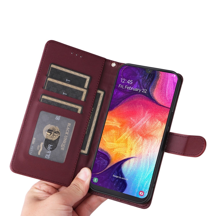 For Samsung Galaxy A50 Diamond Lattice Leather Flip Phone Case