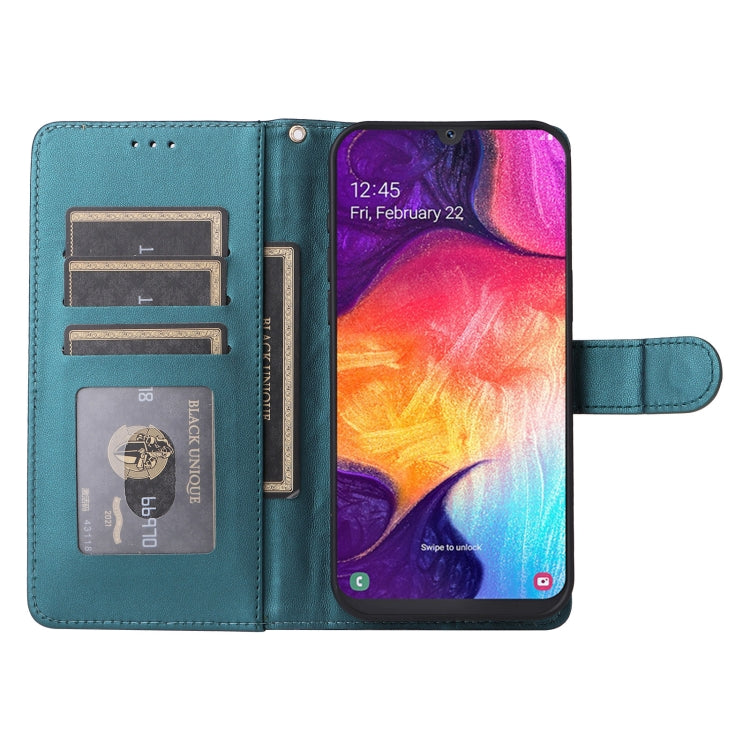 For Samsung Galaxy A50 Diamond Lattice Leather Flip Phone Case