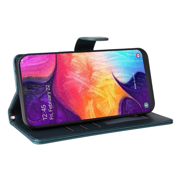 For Samsung Galaxy A50 Diamond Lattice Leather Flip Phone Case