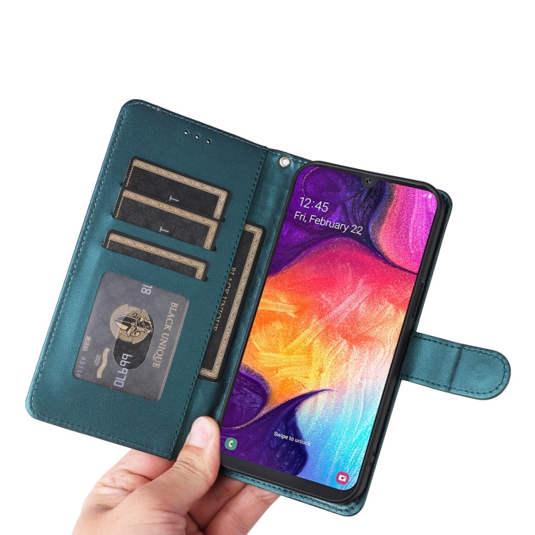 For Samsung Galaxy A50 Diamond Lattice Leather Flip Phone Case