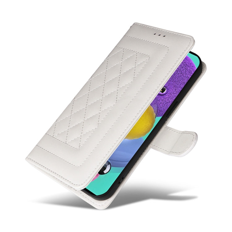 For Samsung Galaxy A51 Diamond Lattice Leather Flip Phone Case