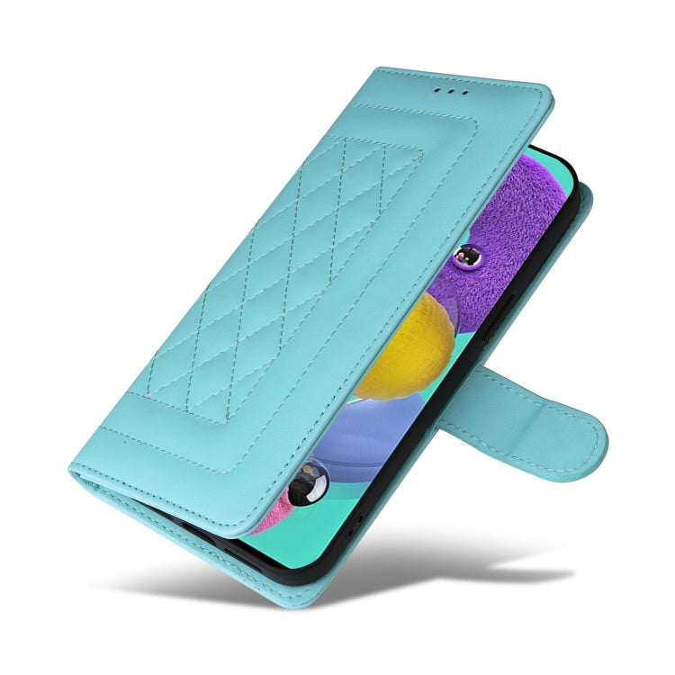 For Samsung Galaxy A51 Diamond Lattice Leather Flip Phone Case