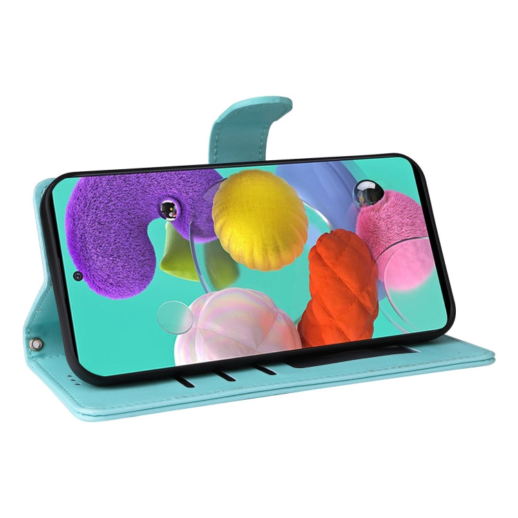 For Samsung Galaxy A51 Diamond Lattice Leather Flip Phone Case