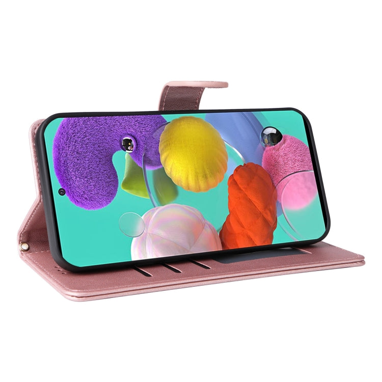 For Samsung Galaxy A51 Diamond Lattice Leather Flip Phone Case