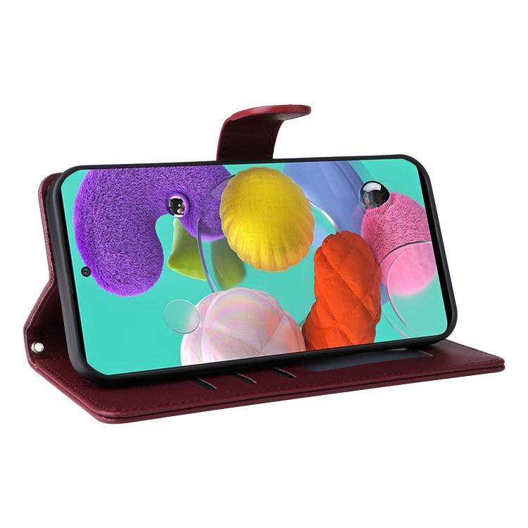 For Samsung Galaxy A51 Diamond Lattice Leather Flip Phone Case