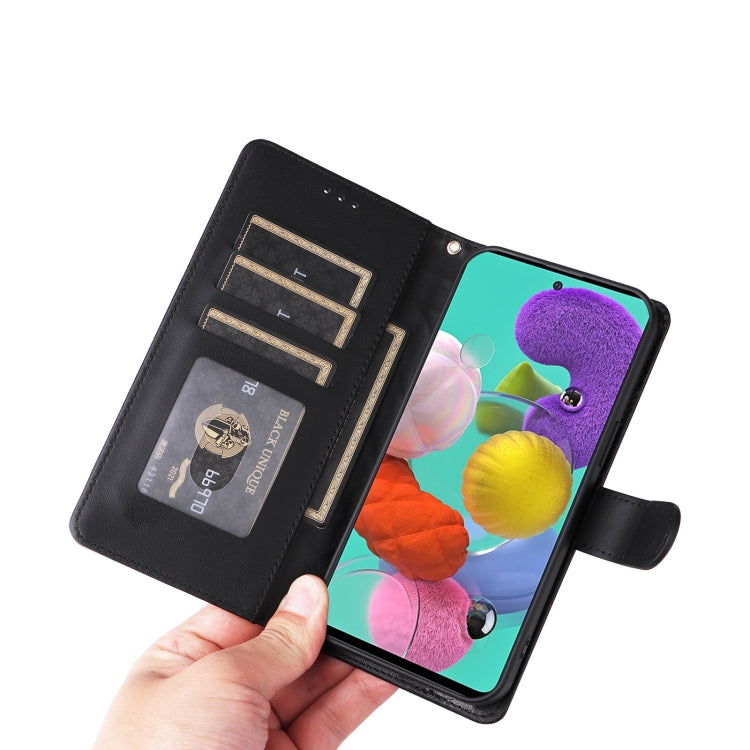 For Samsung Galaxy A51 Diamond Lattice Leather Flip Phone Case