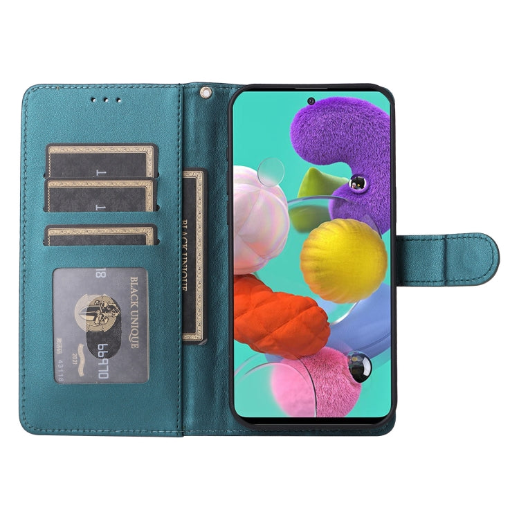 For Samsung Galaxy A51 Diamond Lattice Leather Flip Phone Case
