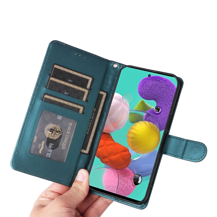 For Samsung Galaxy A51 Diamond Lattice Leather Flip Phone Case