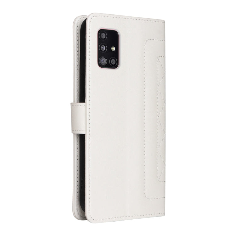 For Samsung Galaxy A51 5G Diamond Lattice Leather Flip Phone Case