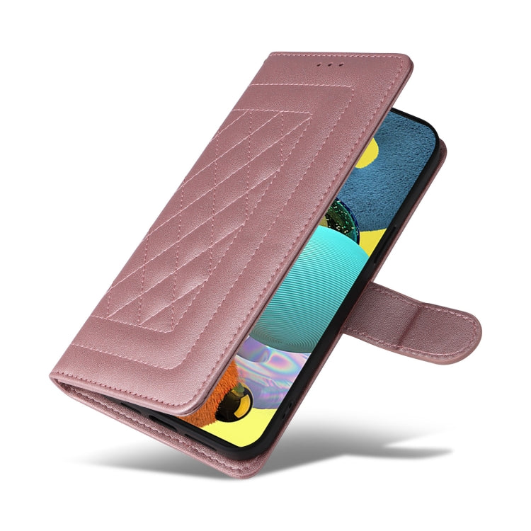 For Samsung Galaxy A51 5G Diamond Lattice Leather Flip Phone Case