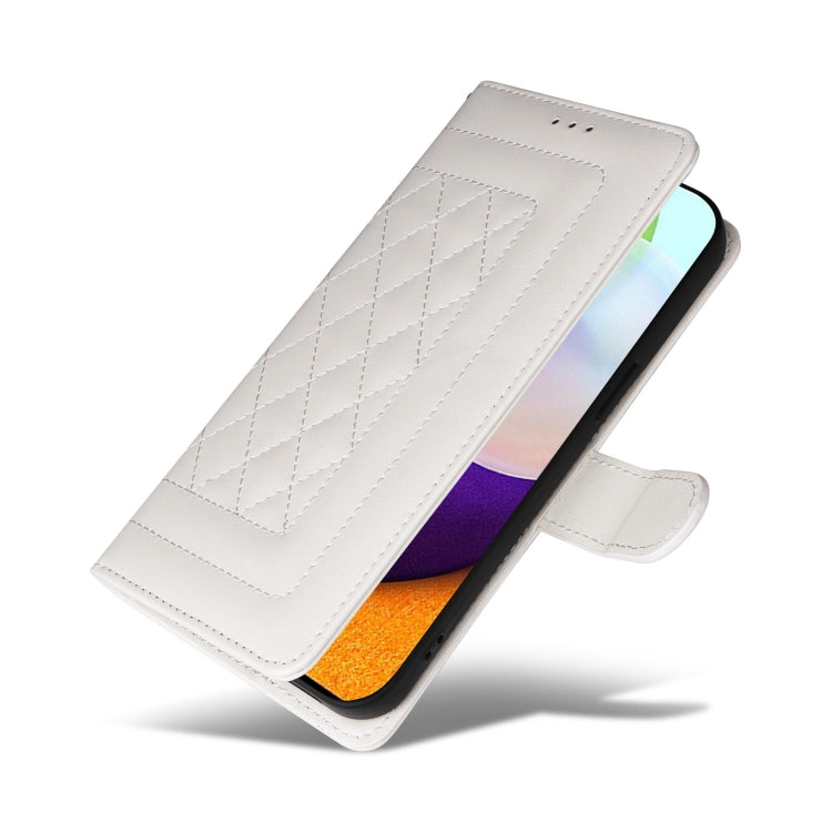 For Samsung Galaxy A52 Diamond Lattice Leather Flip Phone Case