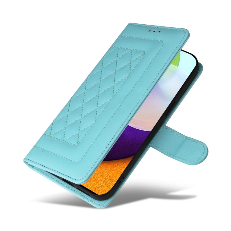 For Samsung Galaxy A52 Diamond Lattice Leather Flip Phone Case