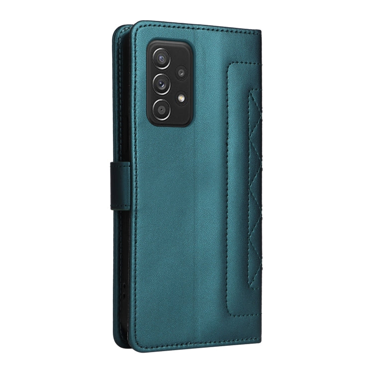 For Samsung Galaxy A52 Diamond Lattice Leather Flip Phone Case