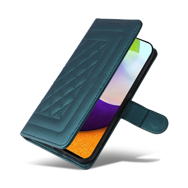 For Samsung Galaxy A52 Diamond Lattice Leather Flip Phone Case